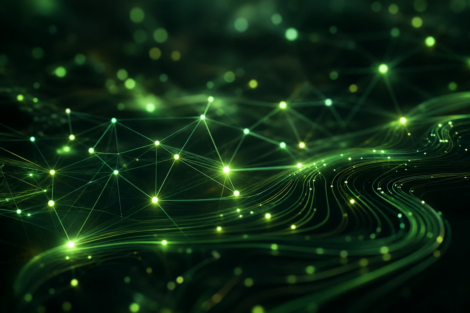 AI network visualization